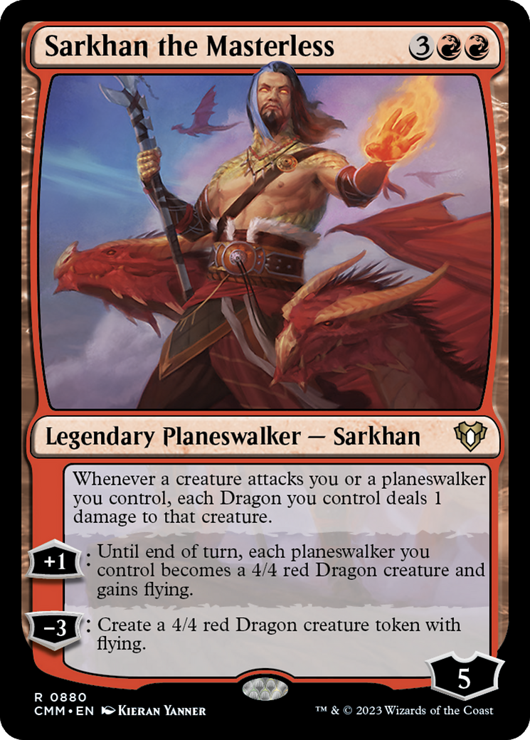 Sarkhan the Masterless [Commander Masters] | GrognardGamesBatavia