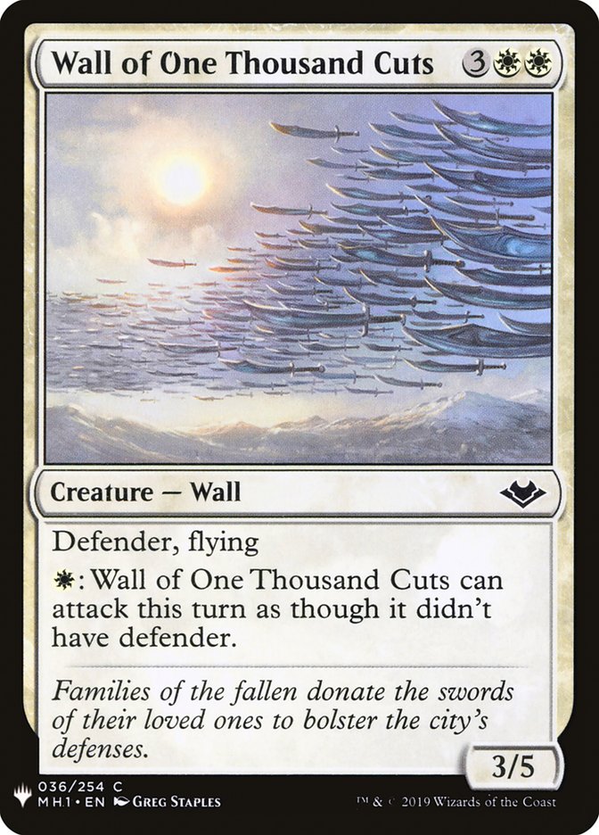 Wall of One Thousand Cuts [Mystery Booster] | GrognardGamesBatavia