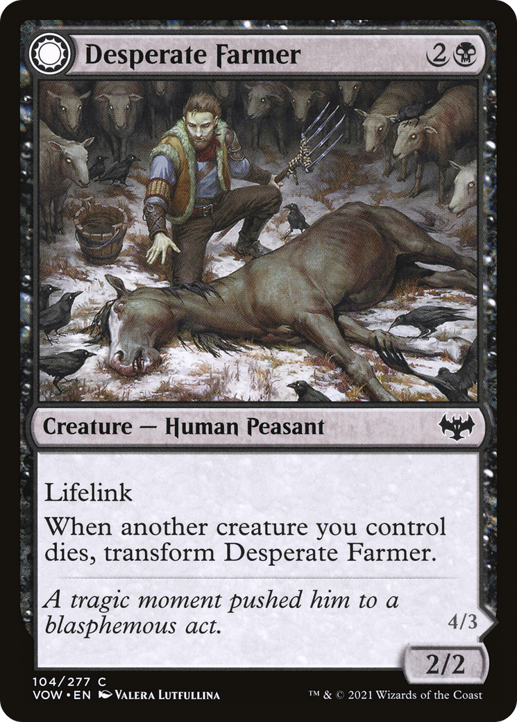 Desperate Farmer // Depraved Harvester [Innistrad: Crimson Vow] | GrognardGamesBatavia