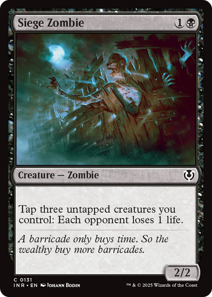 Siege Zombie [Innistrad Remastered] | GrognardGamesBatavia