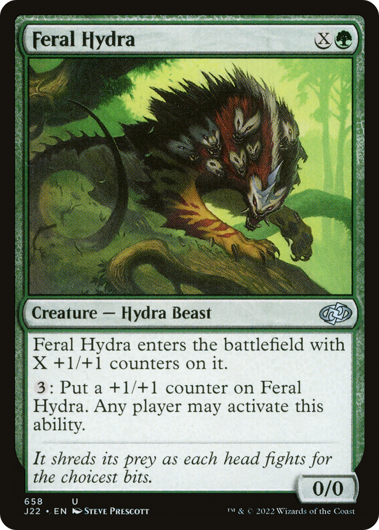 Feral Hydra [Jumpstart 2022] | GrognardGamesBatavia