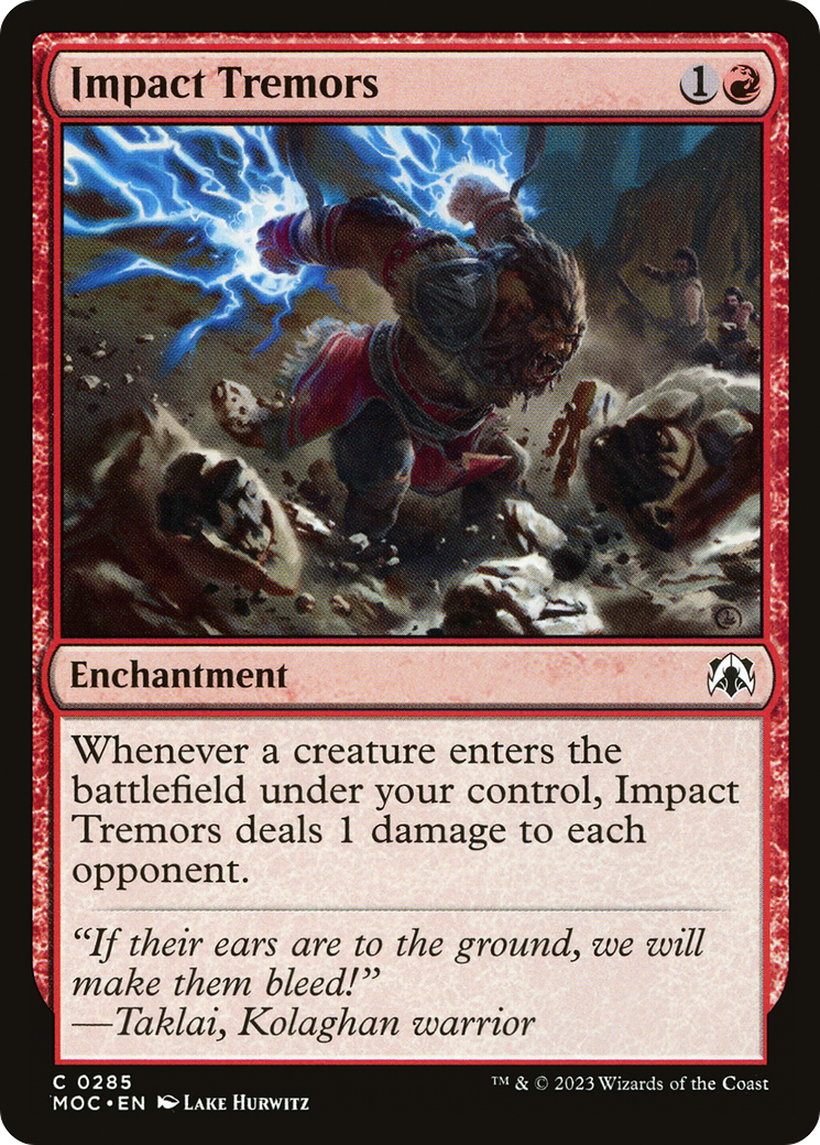 Impact Tremors [March of the Machine Commander] | GrognardGamesBatavia