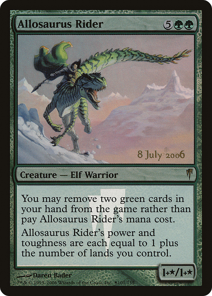 Allosaurus Rider [Coldsnap Promos] | GrognardGamesBatavia