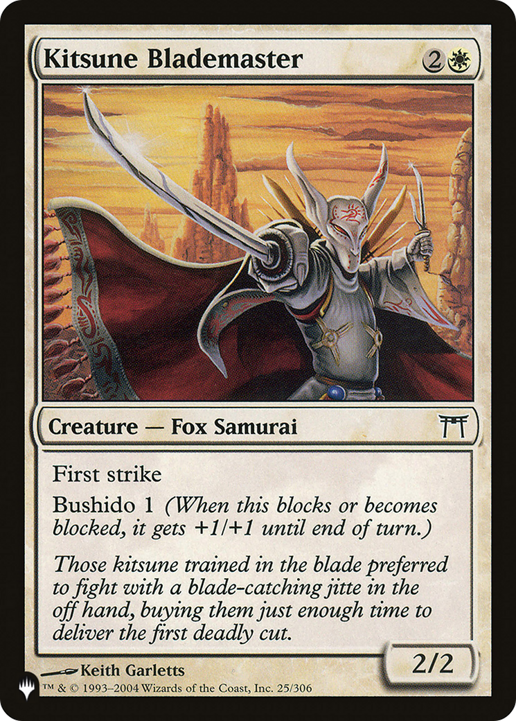 Kitsune Blademaster [The List Reprints] | GrognardGamesBatavia