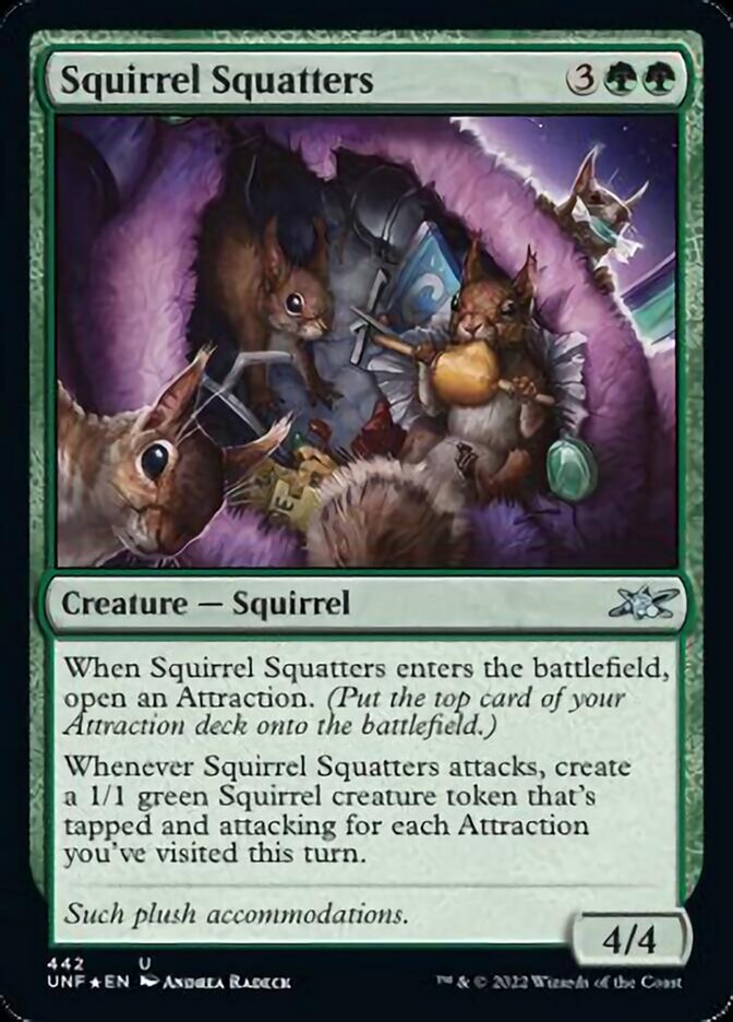 Squirrel Squatters (Galaxy Foil) [Unfinity] | GrognardGamesBatavia