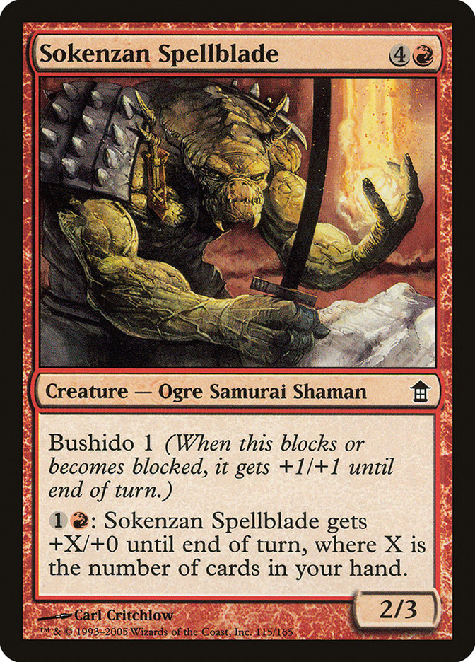 Sokenzan Spellblade [Saviors of Kamigawa] | GrognardGamesBatavia