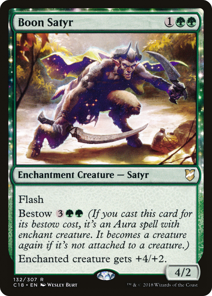 Boon Satyr [Commander 2018] | GrognardGamesBatavia