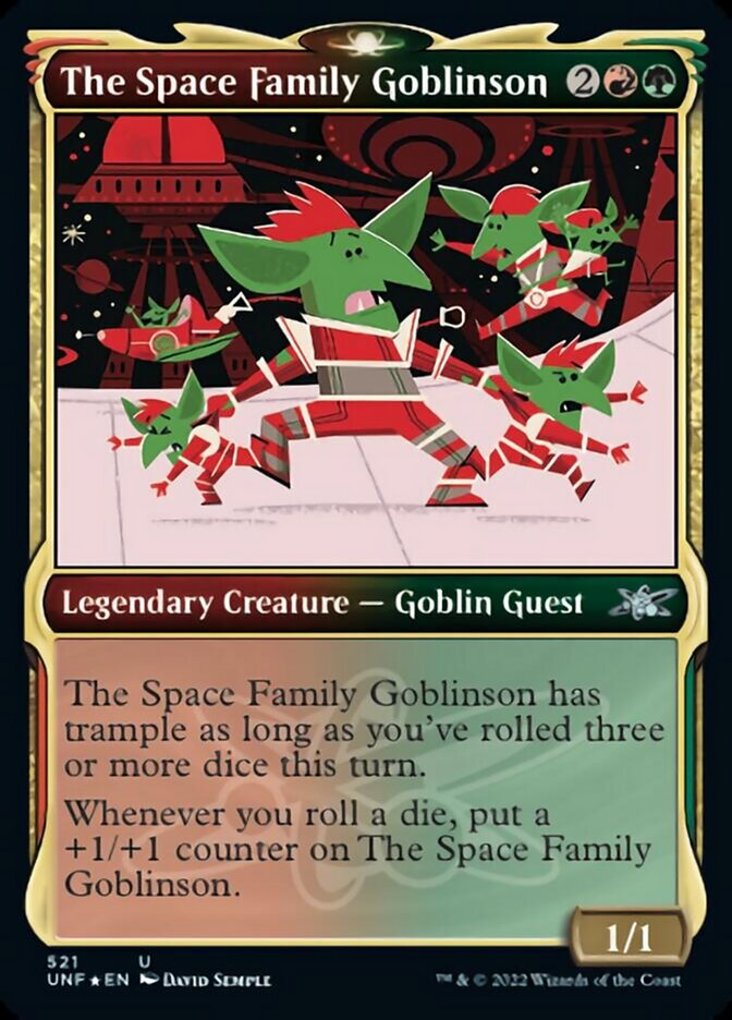 The Space Family Goblinson (Showcase) (Galaxy Foil) [Unfinity] | GrognardGamesBatavia