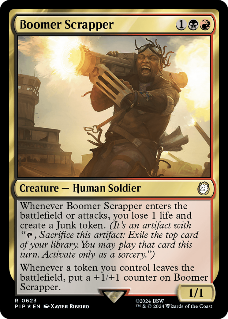 Boomer Scrapper (Surge Foil) [Fallout] | GrognardGamesBatavia