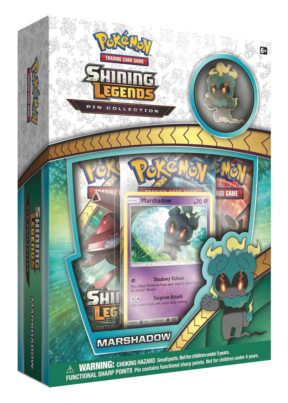 Shining Legends - Pin Collection (Marshadow) | GrognardGamesBatavia