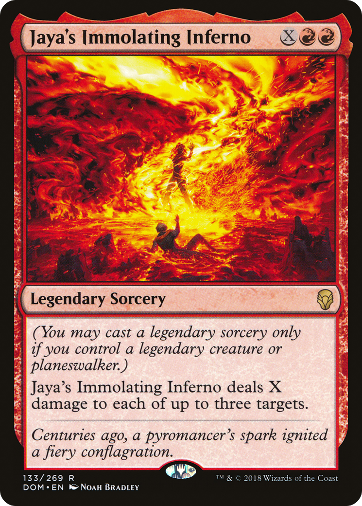 Jaya's Immolating Inferno [Dominaria] | GrognardGamesBatavia