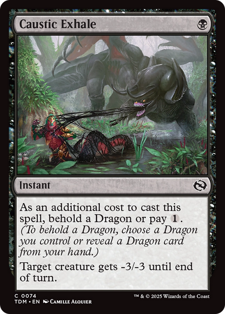 Caustic Exhale [Tarkir: Dragonstorm] | GrognardGamesBatavia