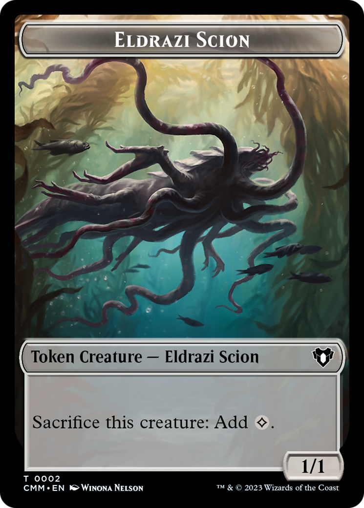 Spirit // Eldrazi Scion Double-Sided Token [Commander Masters Tokens] | GrognardGamesBatavia