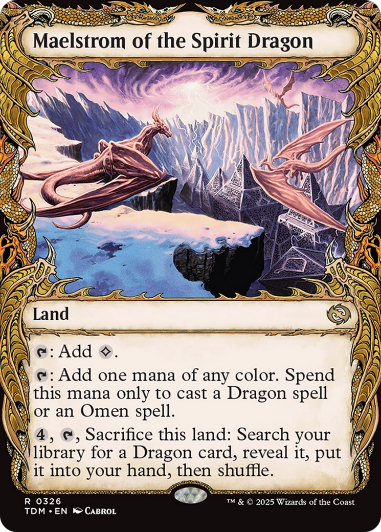 Maelstrom of the Spirit Dragon (Showcase) [Tarkir: Dragonstorm] | GrognardGamesBatavia