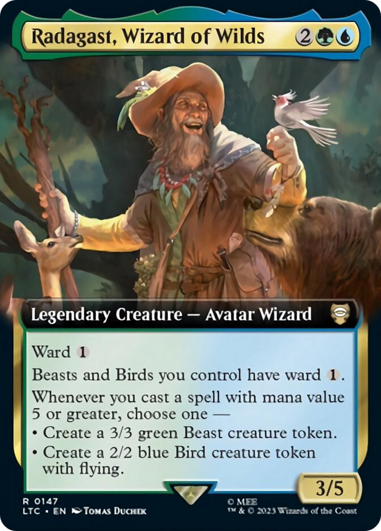 Radagast, Wizard of Wilds (Extended Art) [The Lord of the Rings: Tales of Middle-Earth Commander] | GrognardGamesBatavia