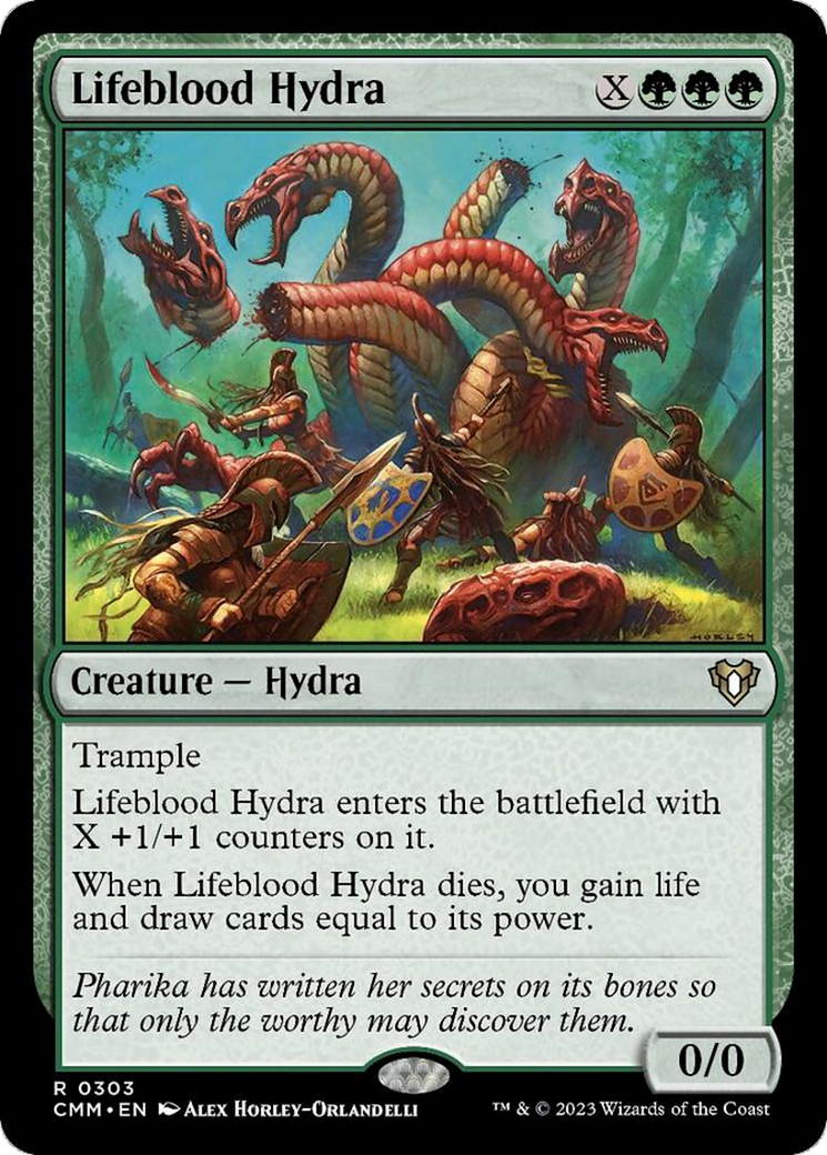 Lifeblood Hydra [Commander Masters] | GrognardGamesBatavia