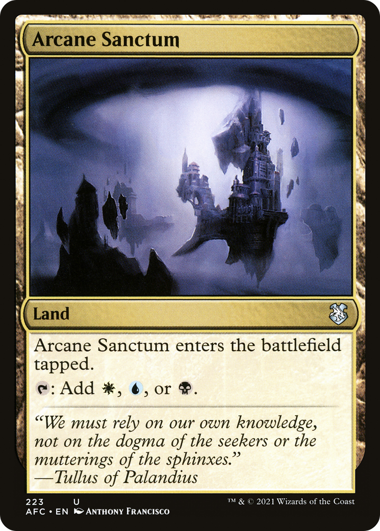 Arcane Sanctum [Dungeons & Dragons: Adventures in the Forgotten Realms Commander] | GrognardGamesBatavia