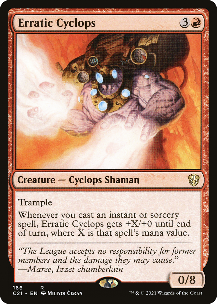 Erratic Cyclops [Commander 2021] | GrognardGamesBatavia