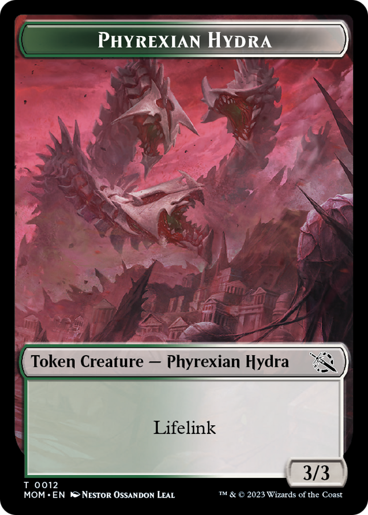 Phyrexian Hydra Token (12) [March of the Machine Tokens] | GrognardGamesBatavia