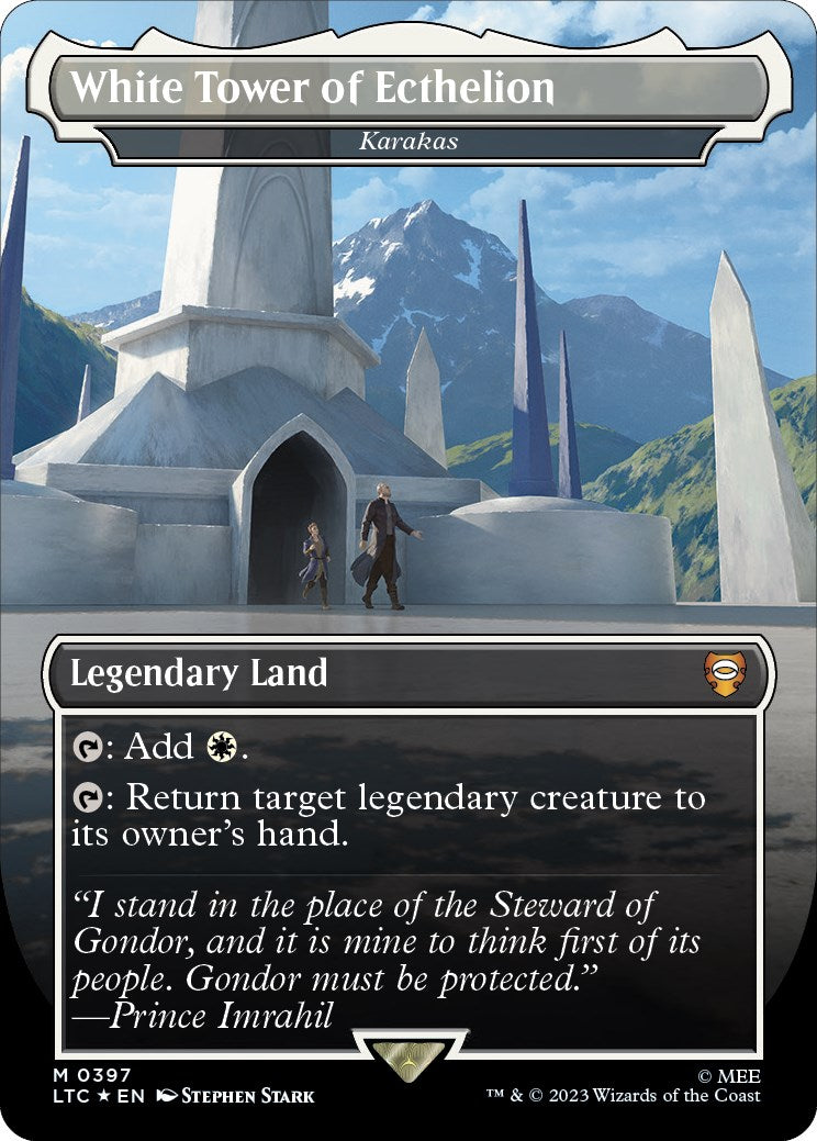 White Tower of Ecthelion - Karakas (Surge Foil Realms and Relics) [The Lord of the Rings: Tales of Middle-Earth Commander] | GrognardGamesBatavia