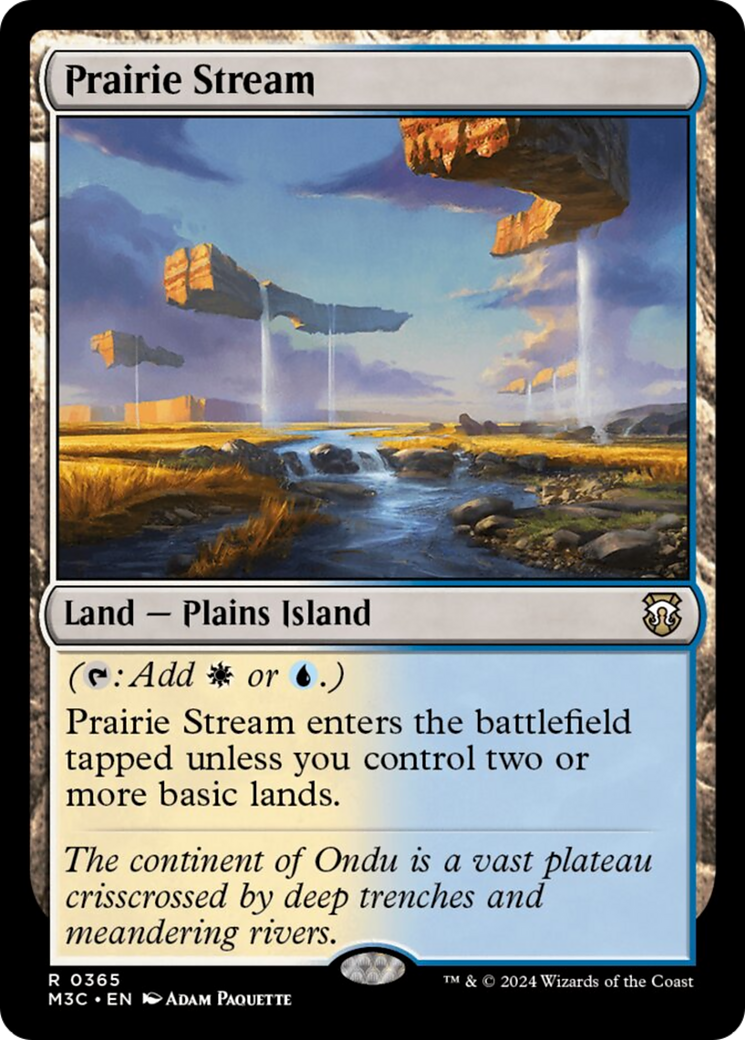 Prairie Stream (Ripple Foil) [Modern Horizons 3 Commander] | GrognardGamesBatavia