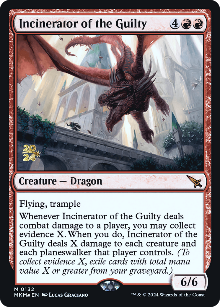 Incinerator of the Guilty [Murders at Karlov Manor Prerelease Promos] | GrognardGamesBatavia