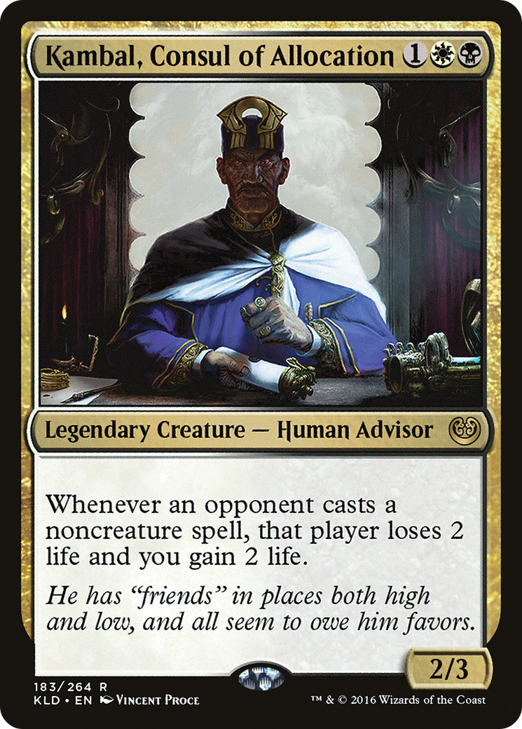 Kambal, Consul of Allocation [Kaladesh] | GrognardGamesBatavia