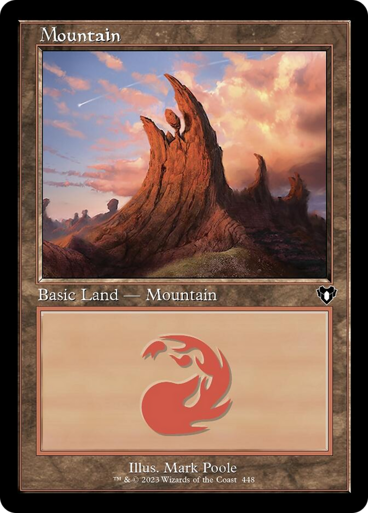 Mountain (448) (Retro) [Commander Masters] | GrognardGamesBatavia