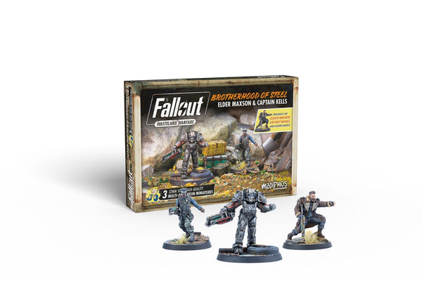 Fallout: Wasteland Warfare - Brotherhood of Steel - Elder Maxson & Captain Kells | GrognardGamesBatavia