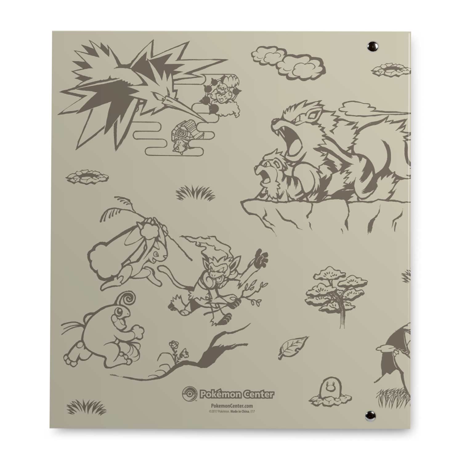 D-Ring Binder - Pikachu (Scroll Painting Style) | GrognardGamesBatavia