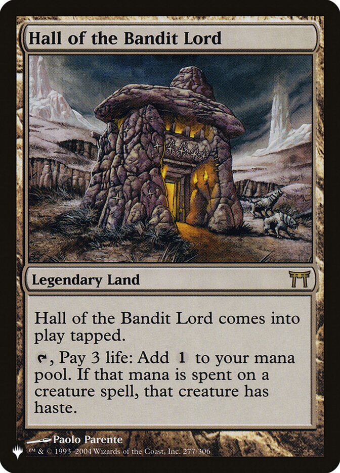 Hall of the Bandit Lord [The List] | GrognardGamesBatavia