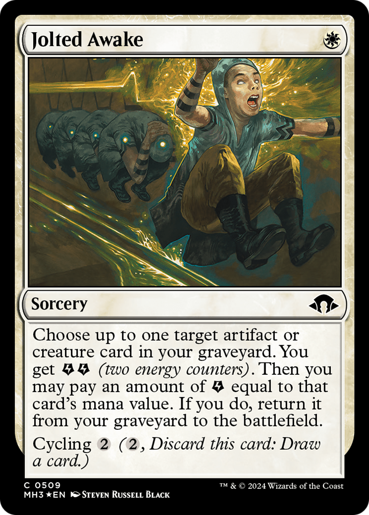 Jolted Awake (Ripple Foil) [Modern Horizons 3] | GrognardGamesBatavia