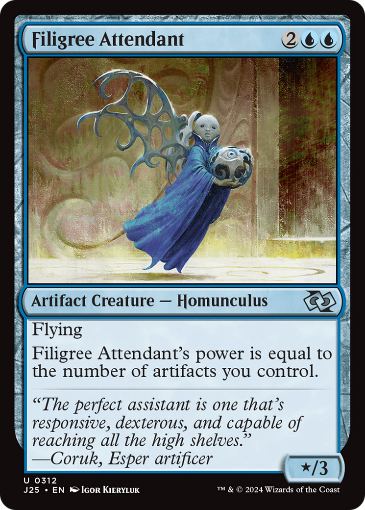 Filigree Attendant [Foundations Jumpstart] | GrognardGamesBatavia