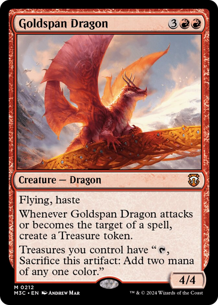 Goldspan Dragon [Modern Horizons 3 Commander] | GrognardGamesBatavia