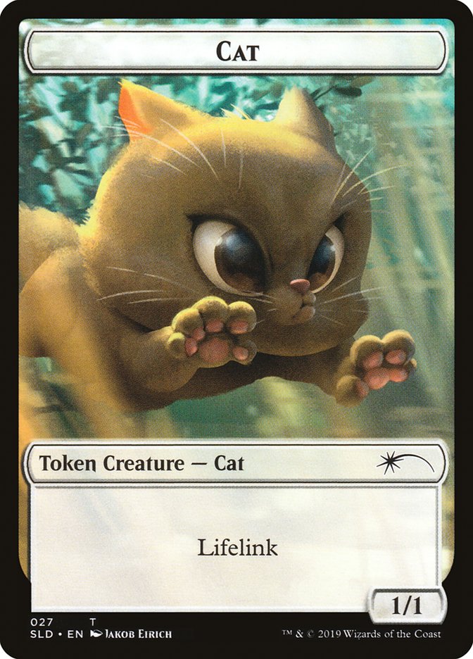 Cat (27) // Cat (28) Double-Sided Token [Secret Lair Drop Series] | GrognardGamesBatavia