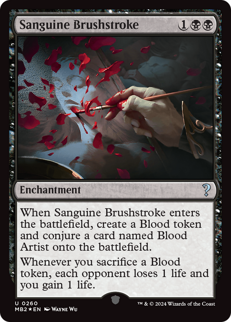 Sanguine Brushstroke [Mystery Booster 2] | GrognardGamesBatavia