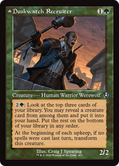 Duskwatch Recruiter // Krallenhorde Howler (Retro Frame) [Innistrad Remastered] | GrognardGamesBatavia