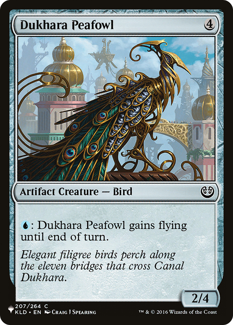 Dukhara Peafowl [The List Reprints] | GrognardGamesBatavia