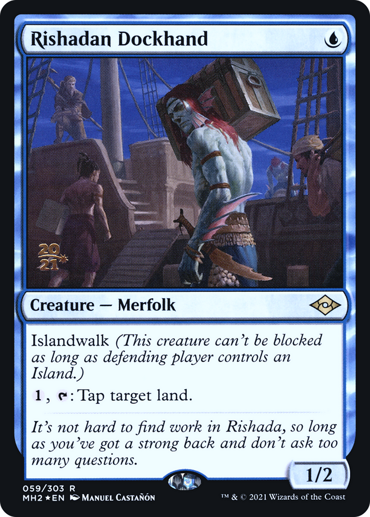 Rishadan Dockhand [Modern Horizons 2 Prerelease Promos] | GrognardGamesBatavia