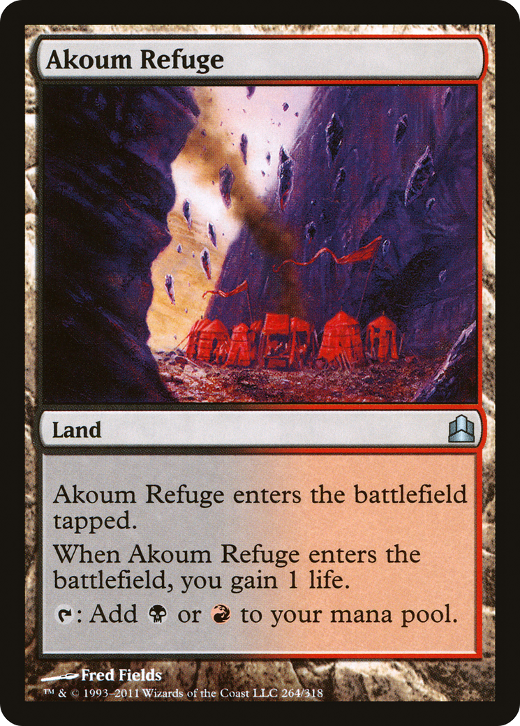 Akoum Refuge [Commander 2011] | GrognardGamesBatavia