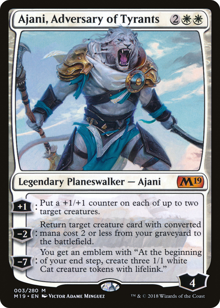 Ajani, Adversary of Tyrants [Core Set 2019] | GrognardGamesBatavia