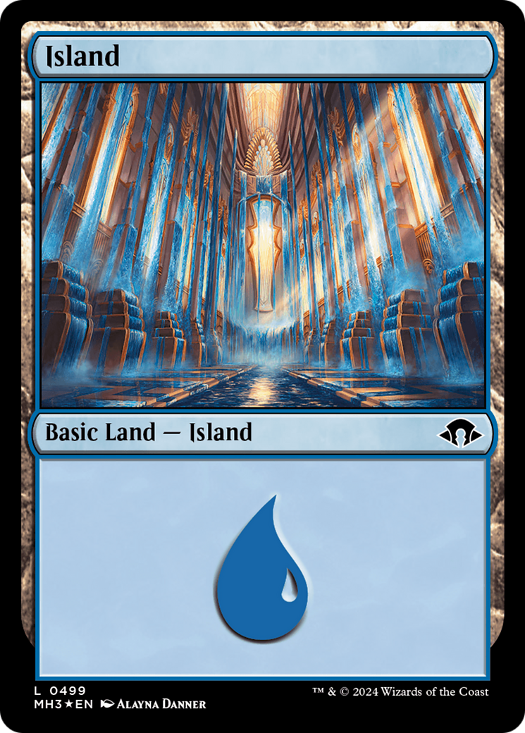 Island (0499) (Ripple Foil) [Modern Horizons 3] | GrognardGamesBatavia