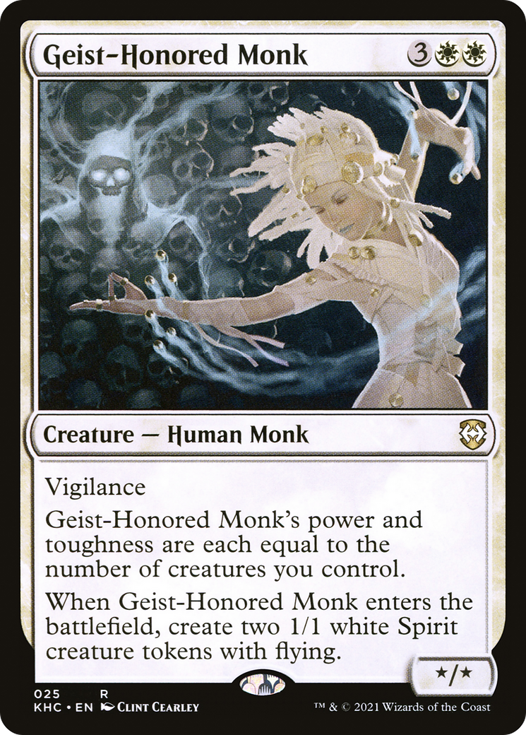 Geist-Honored Monk [Kaldheim Commander] | GrognardGamesBatavia