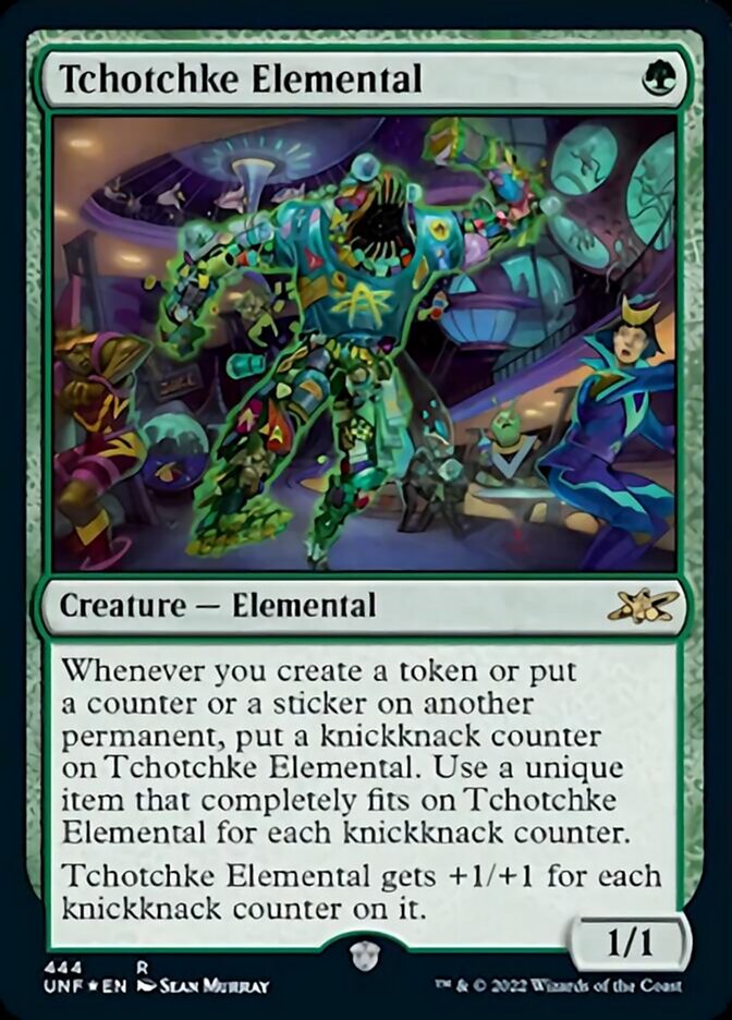 Tchotchke Elemental (Galaxy Foil) [Unfinity] | GrognardGamesBatavia