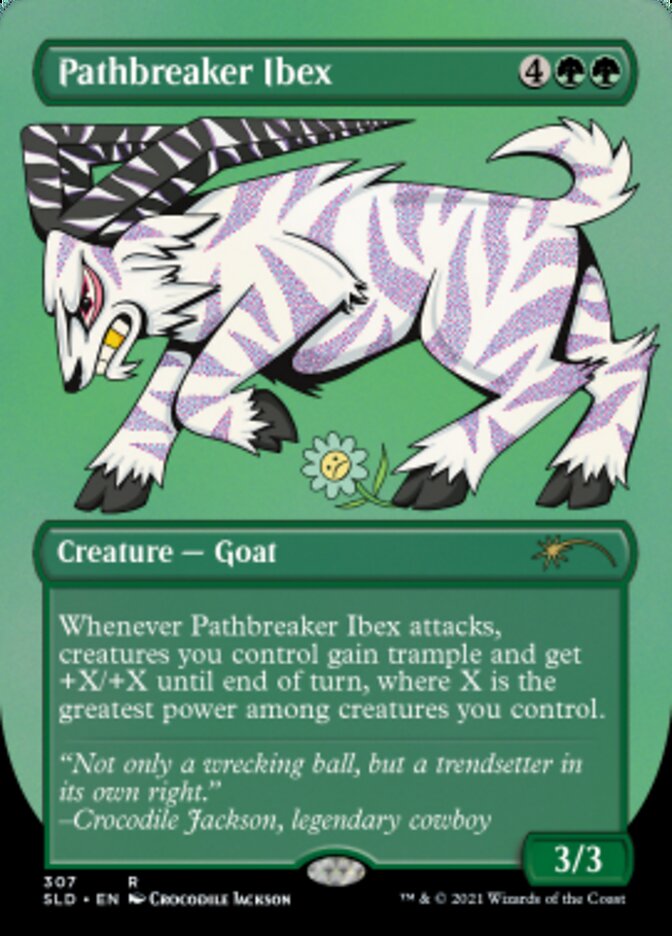 Pathbreaker Ibex (Borderless) [Secret Lair Drop Series] | GrognardGamesBatavia