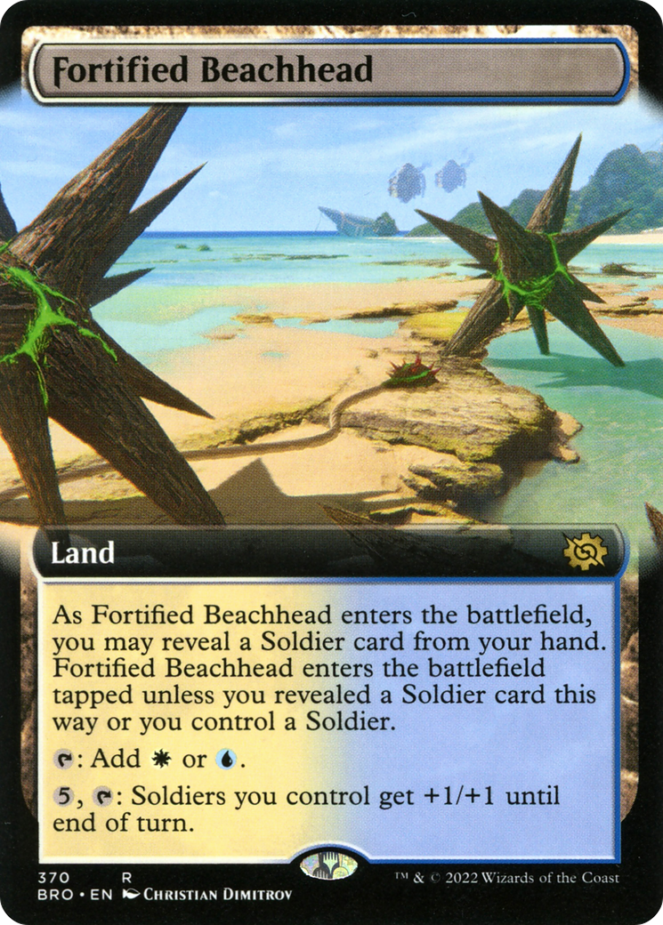 Fortified Beachhead (Extended Art) [The Brothers' War] | GrognardGamesBatavia
