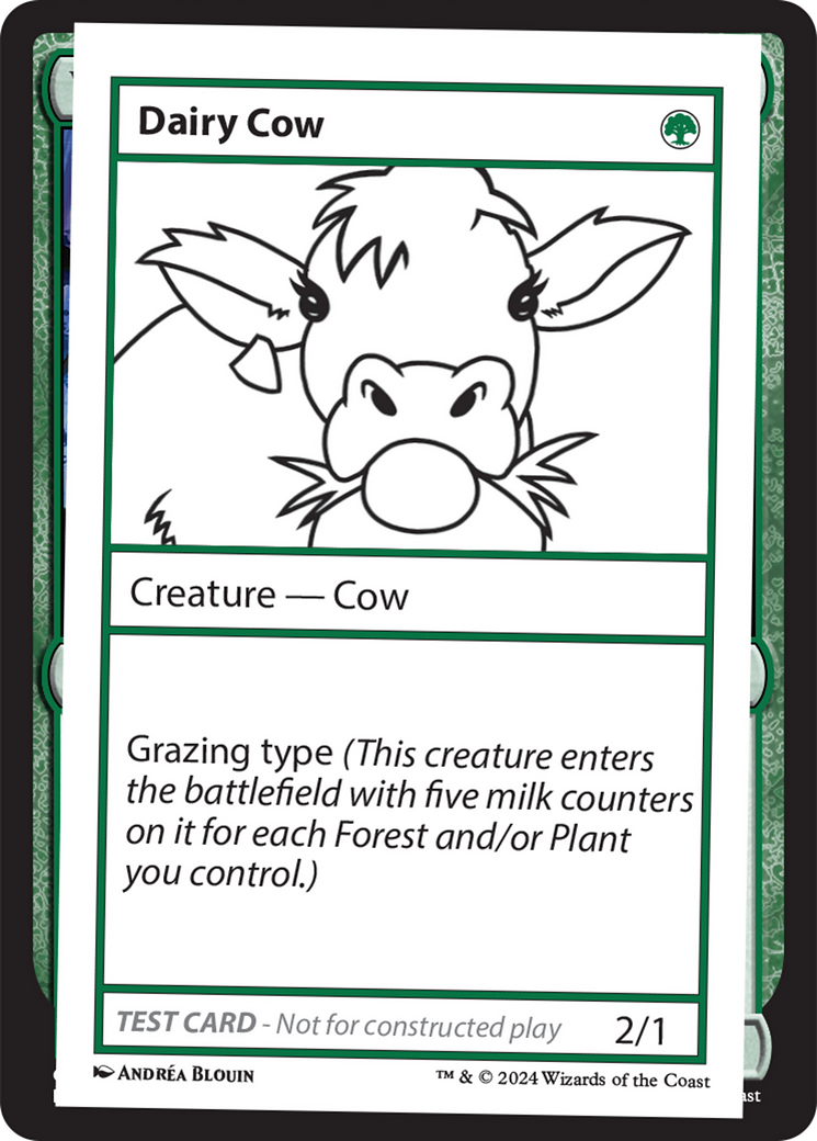 Dairy Cow [Mystery Booster 2 Playtest Cards] | GrognardGamesBatavia