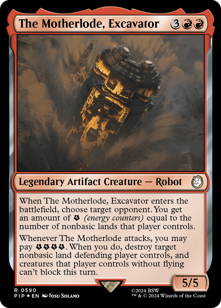 The Motherlode, Excavator (Surge Foil) [Fallout] | GrognardGamesBatavia