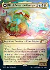 Nicol Bolas, the Ravager // Nicol Bolas, the Arisen (Borderless) [Secret Lair: From Cute to Brute] | GrognardGamesBatavia