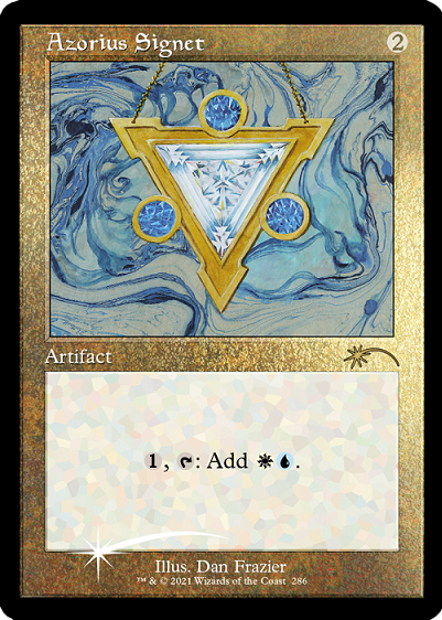 Azorius Signet (Retro) (Foil Etched) [Secret Lair Drop Series] | GrognardGamesBatavia